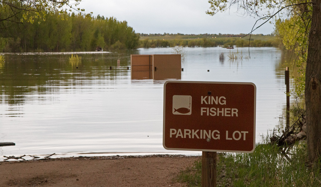 Kingfisher Parking lot on May 14, 2015. Click photo to enlarge.