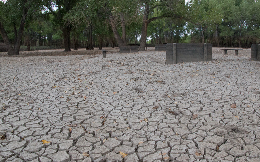 Horseshoe pits at the Plum Creek Picnic Area.